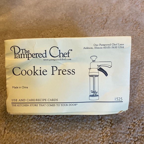 Pampered Chef Kitchen Pampered Chef Cookie Press Poshmark
